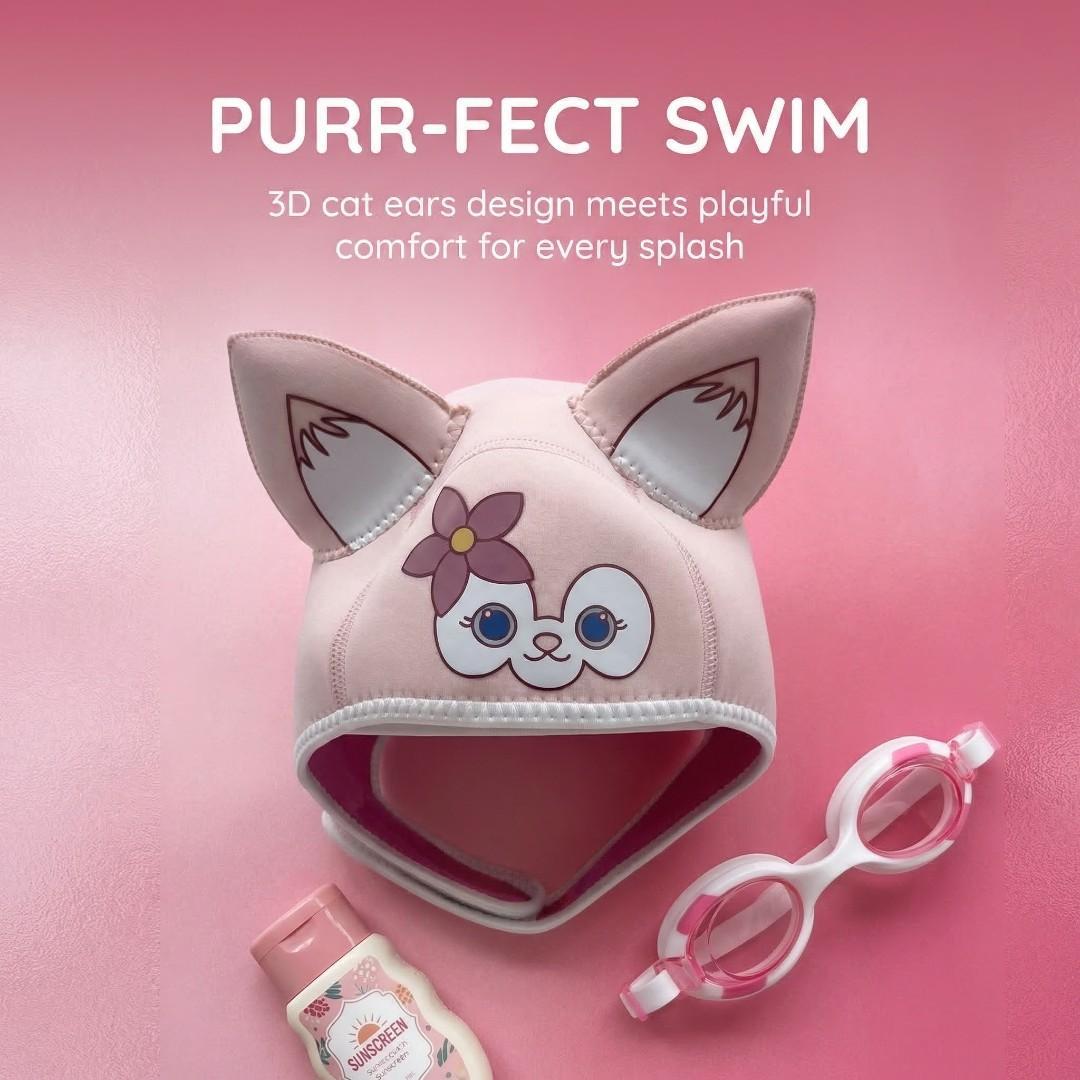 3mm Neoprene Cat Ear Dive Hood for Women Snorkeling Scuba Freediving Soft Warm Waterproof Design