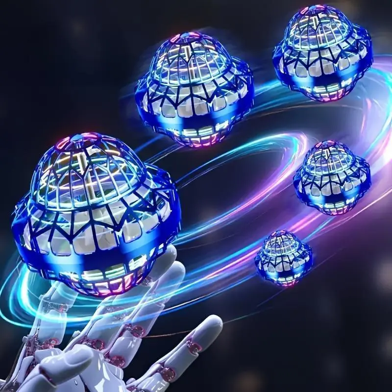 Flying Orb Ball Toy, Cosmic Globe Boomerang Hover Ball Galactic Fidget Spinner, Hand Drone Orbit, Cool Toys Gift for Boys Girls Teens Outdoor Toys
