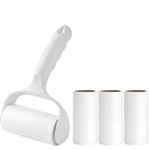 【TikTokShopBlackFriday Free Shipping 】Everyday Clean Horizontal Lint Roller Value Pack, Pool Table Felt,Vehicle Upholstery, and More.Lint Roller 1 Refillable Handle with 1 Sticky Rolls,Multi-Purpose Pet Hair, Fuzz, Lint Remover an Couch,Clothes,Furniture