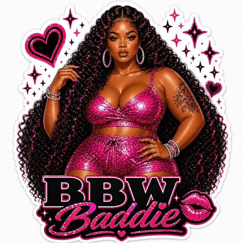 BBW Baddie sticker