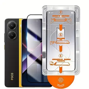 Tempered Glass Screen Protector with Installation Frame, 1 Count HD Screen Protector, Phone Accessories Compatible with Xiaomi POCO X7 Pro, Cover