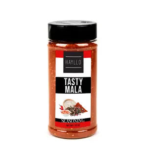 Hayllo Tasty Mala Seasoning:10 oz bottle with two way flip cap for seasoning and rub;  Igniting your taste buds; creating bold and memorable dishes
