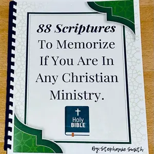 88 Scriptures to Memorize If You Are in  Christian Ministry