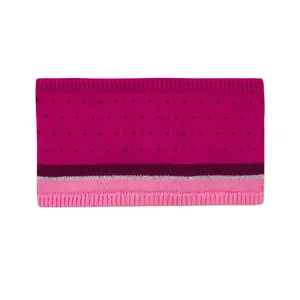 CATIMINI Pink Striped Snood Scarf