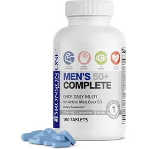 Bronson Daily Complete Multivitamin 180 Ct Tablets Wellness