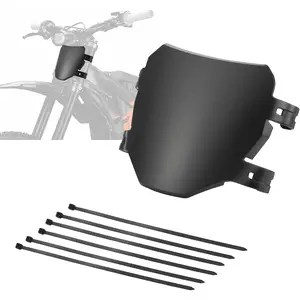 Number Plate for Ebike – Universal Downhill Electric Bike Plate for Q20, S1/S2/Y1/RX, X1S/X/X2/MX3/MX4/MX5, XXX, Pro SS/SR/S (Black)