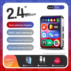 Full-screen MP3/MP4 player, student edition, Bluetooth, touch-screen P3 player specifically for high school students, novel gadget