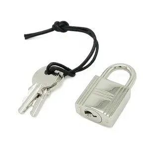 Pre-owned HERMÈS Iron Small Leather Goods Hermes Cadena Metal Padlock