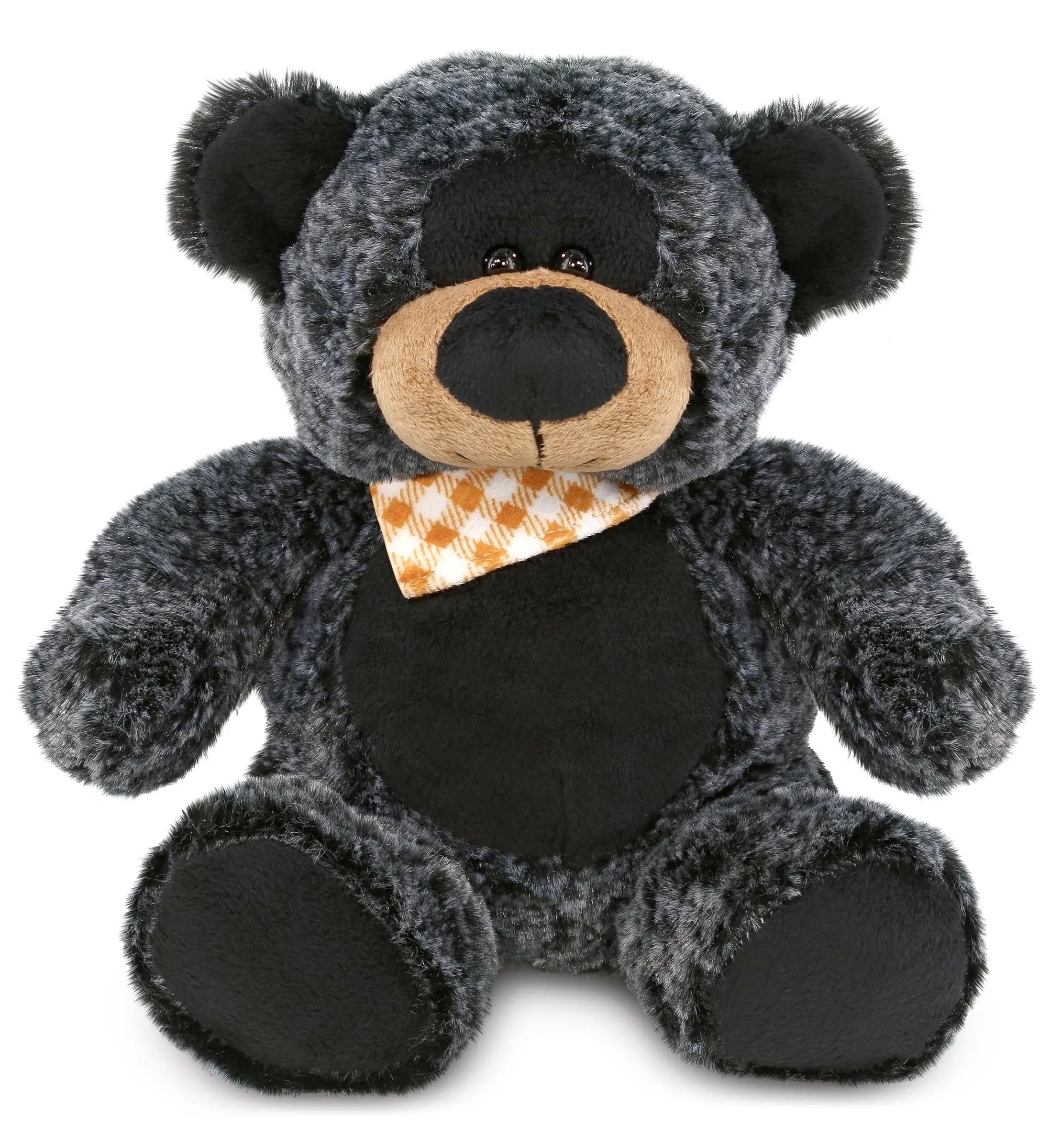 SUPER-SOFT PLUSH - SITTING BLACK BEAR