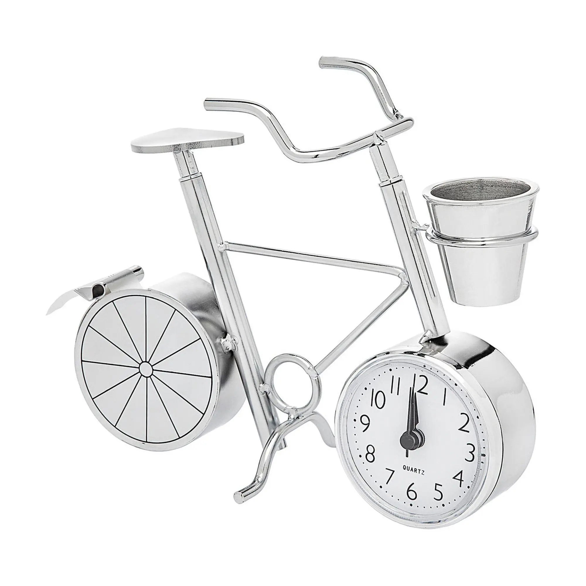 Godinger Bicycle Desk Set Clock