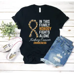 Funny Graphic Tee,Kidney Cancer Awareness Shirt Kidney Cancer Gift / Kidney Cancer Shirt / Kidney Cancer Warrior Tee