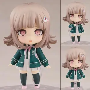 High Quality Chinese Version Nendoroid No.2227 Chiaki Nanami Danganronpa Poseable Action Figure Face Swap Anime Girl Collectible