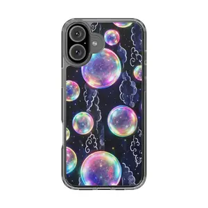Original Iridescent Bubble Phone Case | Digital Art Aesthetic iPhone Cover