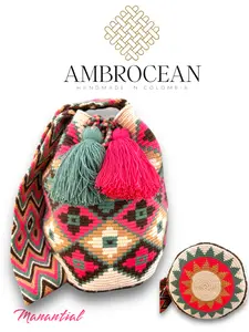 Manantial wayuu mochila bag