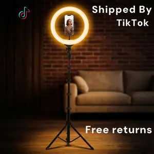 10" Video Light Kit, Ring Light with 64" Adjustable Tripod, Dimmable LED Fill Light for USB-Powered, Vlogging Kit Perfect for Makeup, TikTok, YouTube, Photography, Zoom Calls#Easter Gift#mother's day gifts