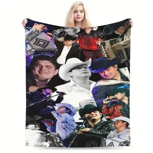 Alfredo Oliva themed print ultra-soft flannel blanket, warm and comfortable, suitable for sofa, bedroom, office in all seasons, ideal gift