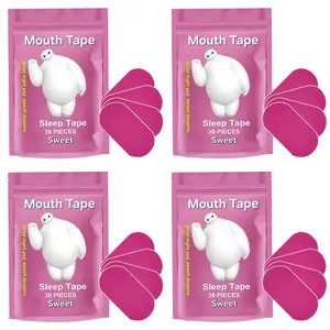 Everest Mouth Tape - 4 month supply mouth tape, pink, gentle, adhesion, 120 Strips, sports accessories,Sweet，Sleep breathing patch oxygen intake Benefits Healthcare 30 Pieces/Rose Red