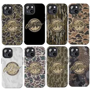 Vintage Old Row Camo Phone Case for iPhone, Southern Hunting Style Cover, Duck Camo Pattern, Rustic Outdoor Aesthetic Country Phone Case