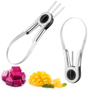 Mango cutter, watermelon meat remover, fruit slicer, pulp digging separator, dragon fruit divider