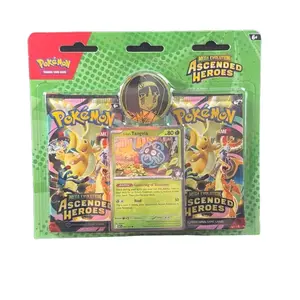 Pokemon Ascended Heroes Tangela 2 Pack Blister & Coin