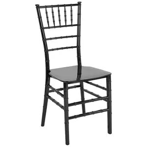 OpuLux Events Black Resin Chiavari Chair – Where Elegance Meets Durability