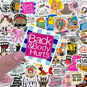 130PCS Funny Saying Sticker Pack – No-Repeat Sarcastic & Snarky Meme Stickers for Adults, Waterproof Vinyl Decals for Laptop, Water Bottle, Phone Case, Hard Hats, Scrapbook – Perfect Gag Gift for Men, Women & Coworkers, journal sticker