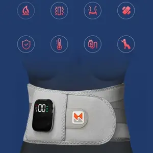 Cordless Heating Pad for Back, Portable Lower Back Massager with Heat, Healing Pad for Cramps, Gift for Women & Men