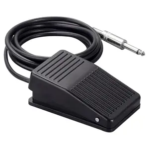 Foot Pedal Switch - Foot Pedal Control with 5'ft Clip Cord and Standard 1/4 Phono Plug for Power Supply