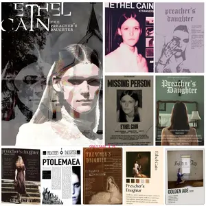 E-Ethel CainrGolden Age Poster Bedroom Home Decor Art Poster Perfect Gift for Family and Friends