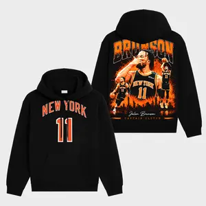 Jalen Brunson 11 Premium Cotton Oversize Hoodie Sweater T-Shirt, The Captain Hoodie Sweater T-Shirt, The Knicks Sweater T-Shirt , Sunday Basketball Hoodie Sweater T-Shirt , Game Day Hoodie Sweater T-Shirt , Game Day Outfit