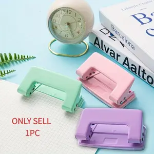 2-Hole Puncher Double Hole Punch Manual Puncher Portable Office Binding Supplies Journal Scrapbook Hole Punch Stationery