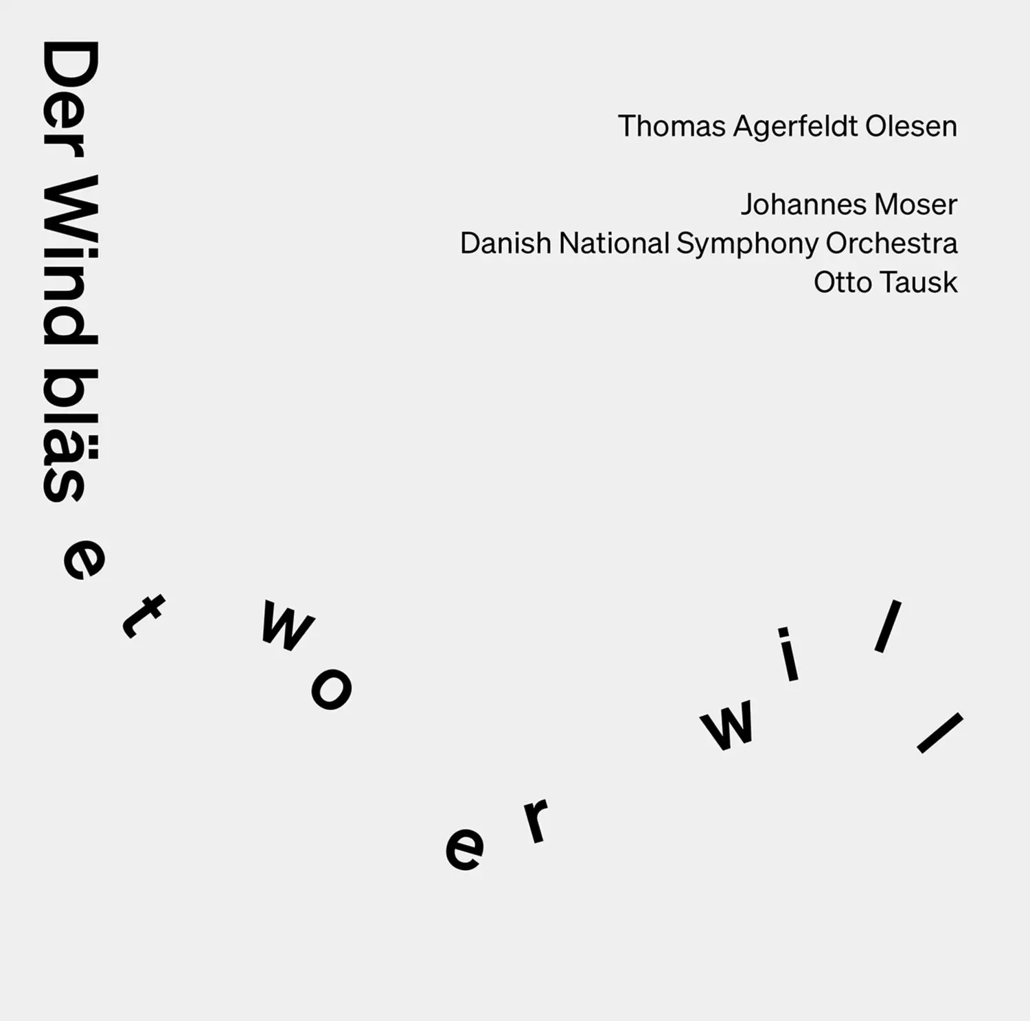 Moser Danish National Symphony Orchestra Tausk - Der Wind Blaset Wo Er Will  [COMPACT DISC - CD]