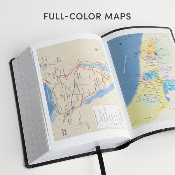 KJV Large Print Personal Size Reference Bible, Charcoal LeatherTouch Crown of Thorns, KJV Holy Bible, Red Letter, Pure Cambridge Text, Presentation Page, Cross-References, Full-Color Maps Imitation Leather – Large Print, April 15, 2019