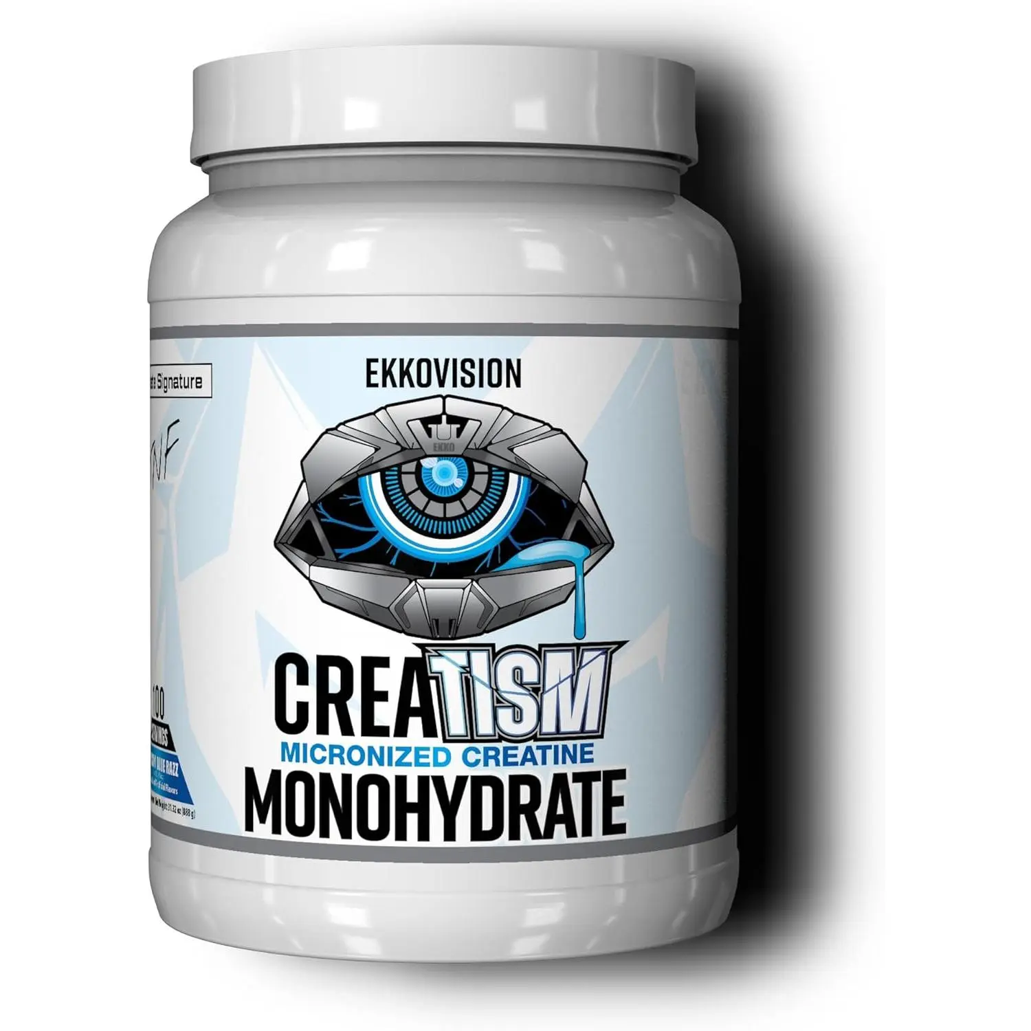 Creatine Monohydrate Powder, Micronized, Puckin' Blue Razz, Pre Workout & Post Workout Supplement for Men & Women, Energy Support, Easy to Mix in Shakes, Smoothies & Beverages, 100 Servings Healthcare