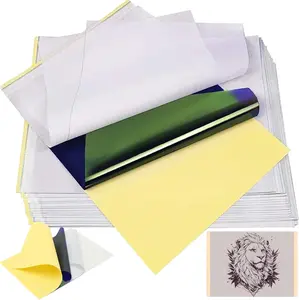 Stencil Transfer Paper 50 Sheets A4 Size  Transfer Paper Thermal Tracing Papers for Tattooing 4 Layers DIY  Beginners & Artists Kit Supplies
