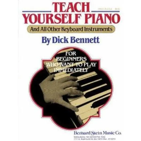 Used Piano & Keyboard Instruments Tutorial Book - For Beginners, Immediate Play Guidance by D. Bennett (Softcover, 0.45 lbs, English)