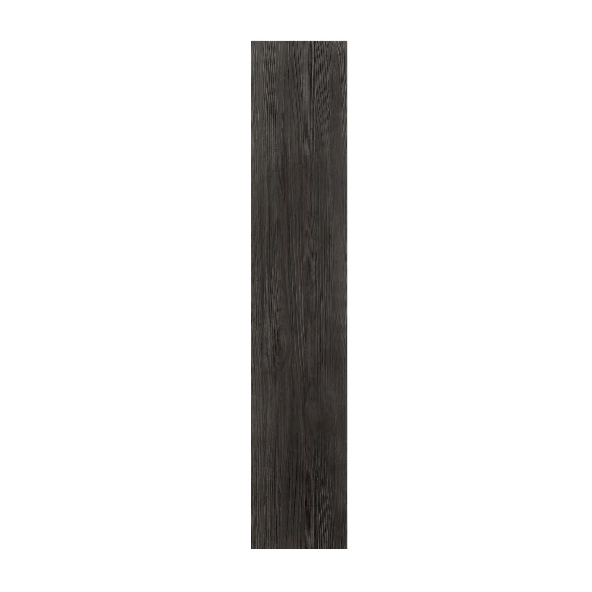 Achim LSLYP10508 Durable Embossed Flex Flor Looselay Vinyl Planks - 8 Planks, 9x48 in, 24 sq ft, Ebony, Easy-to-Install for Business Use