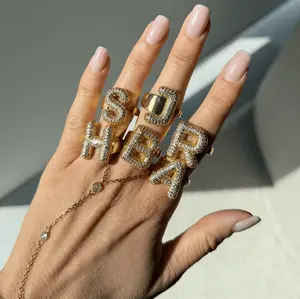EVRY JEWELS Gold or Silver Plated Women's Hypoallergenic Adore Me Ring