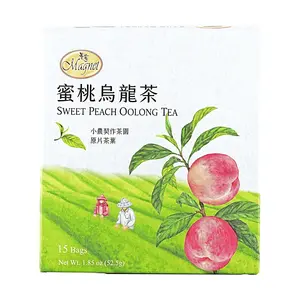 MAGNET Peach Oolong Tea 52.5g - Aromatic Loose Leaf Blend for Refreshing Brews