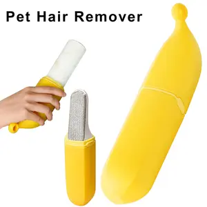 Pet Lint Remover, Rubber 2-in-1 Lint Roller, Pet Lint Remover, Pet Hair Roller, Fur Remover, Double-Sided Lint Brush, Roller-Style Lint Remover
