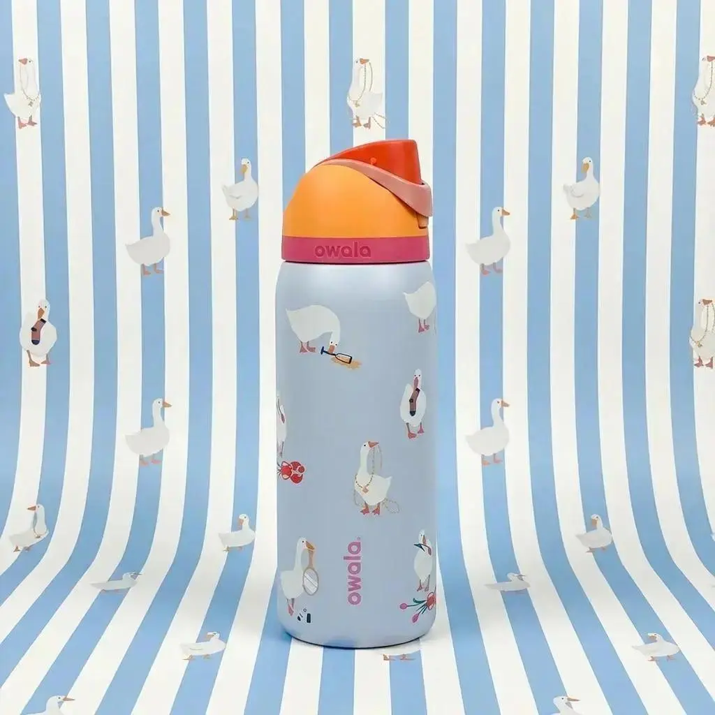 New 2026 Owala x Urban Outfitters 32oz FreeSip Silly Goose Water Bottle, Perfect Gift Ideas