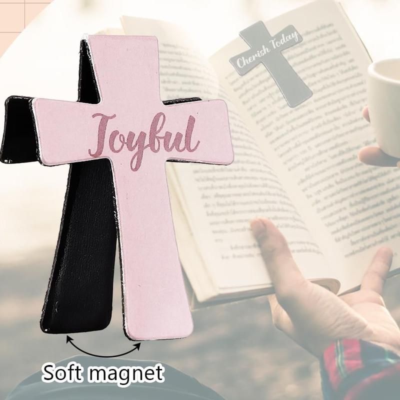 Christian Gift 48pcs Magnetic Bookmark Cross Bookmark Reading Bookmark Inspirational Book Page Markers Magnetic Clip Bookmark with Motivation Quotes Religious Gift for Reader Teacher Student Book Lovers, Bible Study Supplies,Valentine's Day Gift Christian Gift 48pcs Magnetic Bookmark Cross Bookmark Reading Bookmark Inspirational Book Page Markers Magnetic Clip Bookmark with Motivation Quotes Religious Gift for Reader Teacher Student Book Lovers, Bible Study Supplies,Valentine's Day Gift