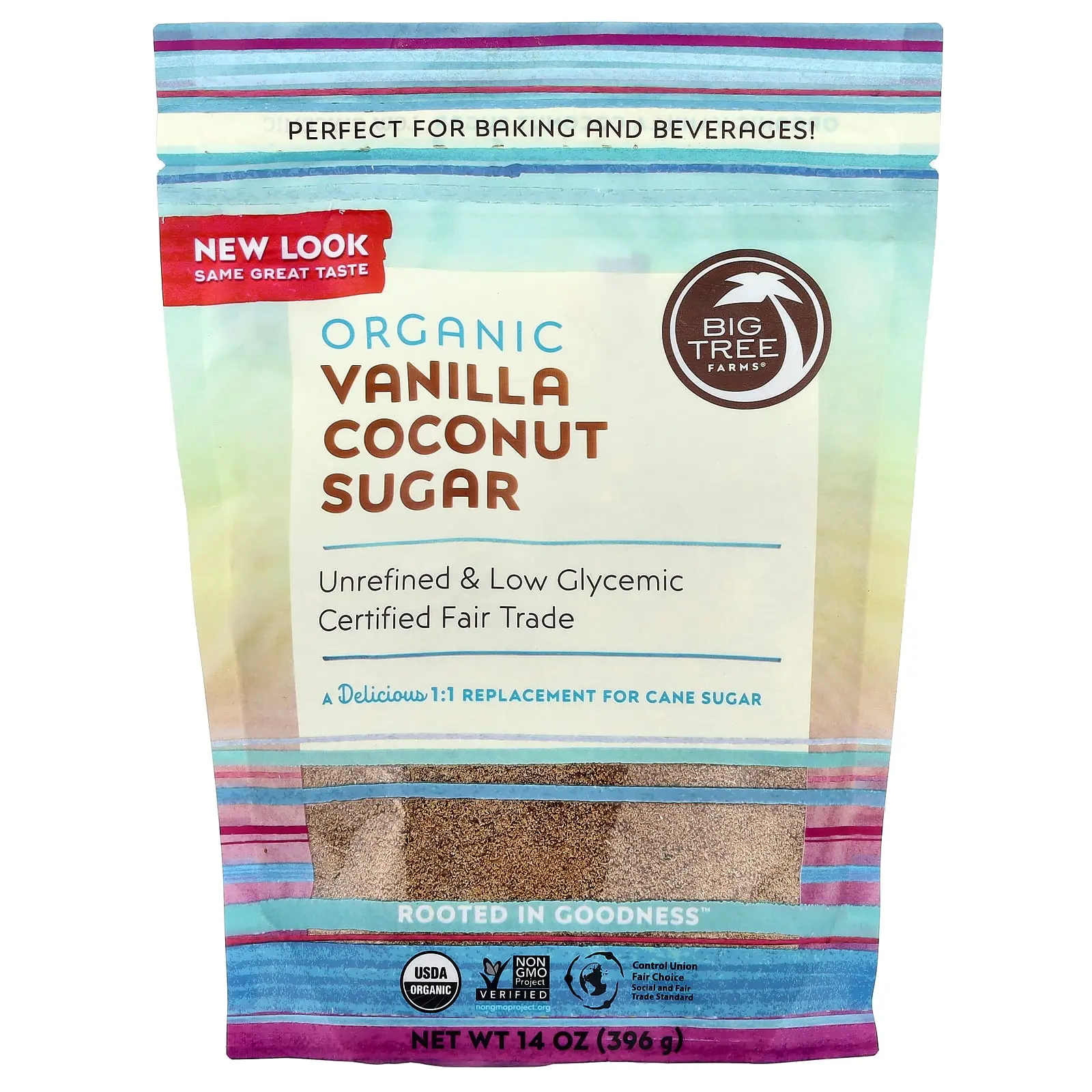 Big Tree Farms Organic Vanilla Coconut Sugar, 14 oz (396 g)