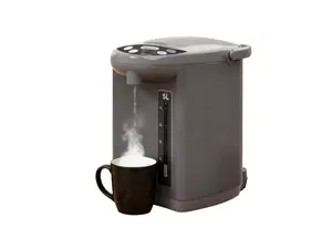 Rosewill Electric Hot Water Boiler and Warmer, Hot Water Dispenser with Auto Dispense Function, 5 Temperature Settings, Large Capacity 5.0 L (5.3 QT) - Gray