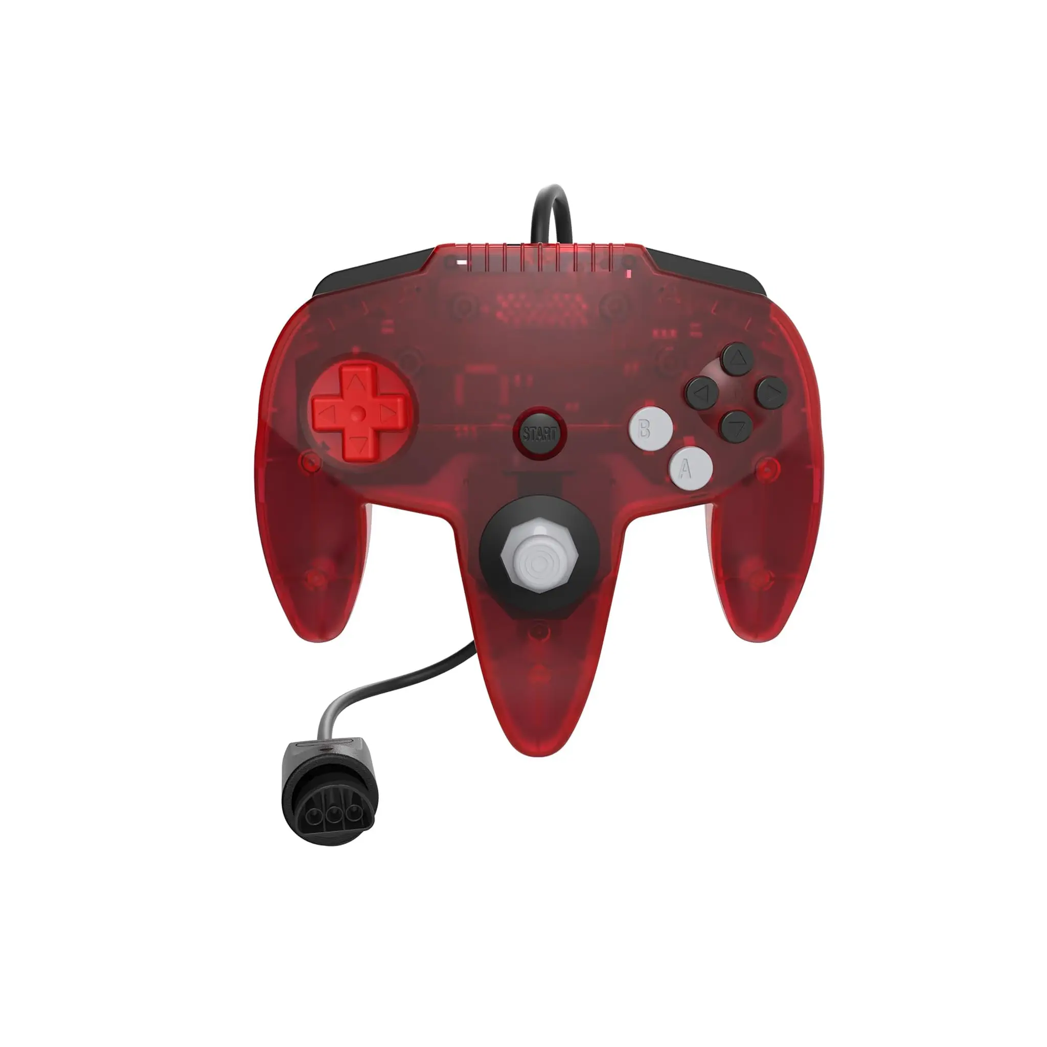 Hyperkin Captain+ Wired Hall Effect Controller for N64/M64 - Red