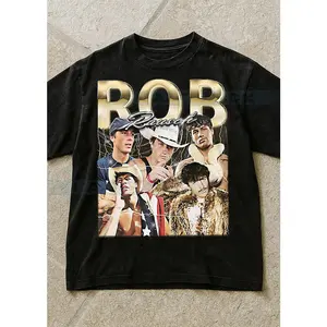 Rob Rausch Bootleg Shirt, Vintage TV Star Athlete Performer Reality Star Tee