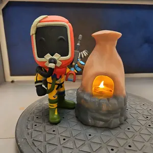 Rust Furnace - Airbrushed with Candle Light