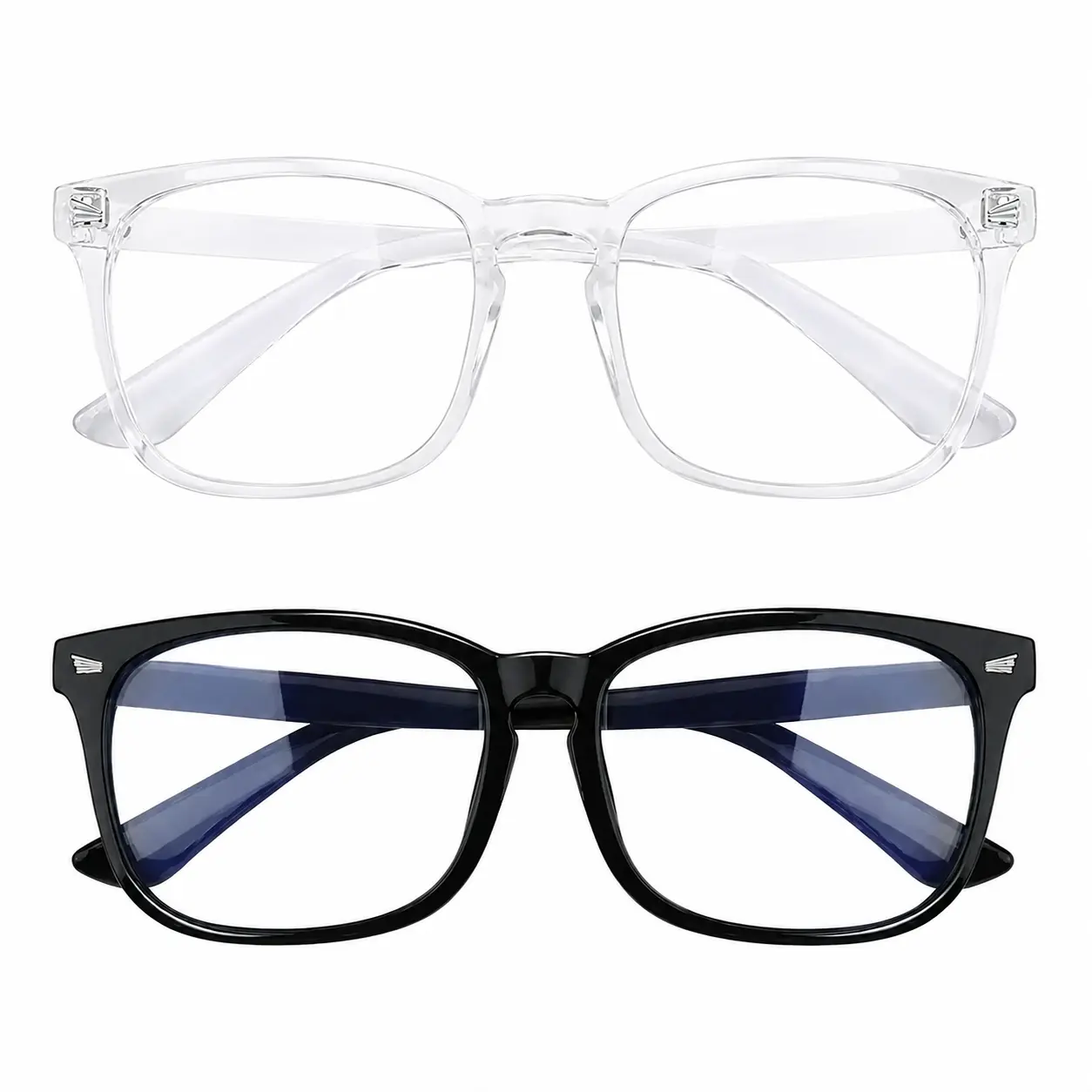 Blue Light Blocking Computer Glasses for Women & Men, 99% Blue Light Filter, Anti-Glare UV Protection Eyewear for Gaming, Office, Screen Time & Streaming