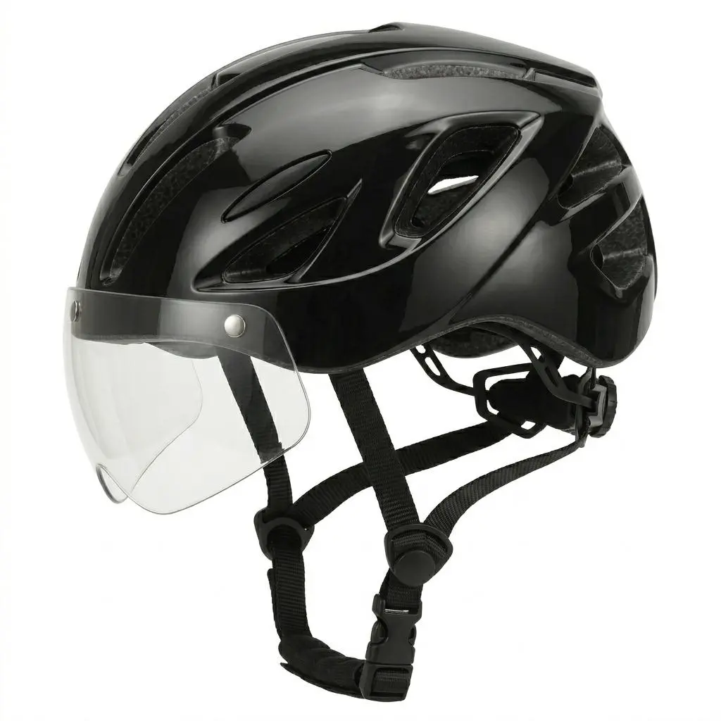 ESKUTE Urban Bicycle Helmet for Adults - Adjustable with Detachable Magnetic Visor & Rear LED Light, Durable & Breathable Ebike Accessories for City Commuting, Bike Accessory, Day Or Night, Built-In Magnets, Universal & Adjustable Fit, Bicycle Accessories