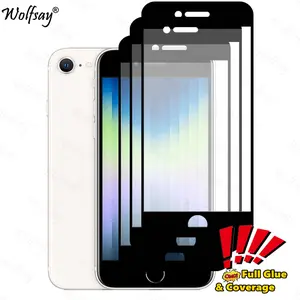 Full Cover Full Glue Screen Protector For iPhone SE 2022 Tempered Glass iPhone SE 2022 SE 2020 Glass For iPhone SE 2022 Glass